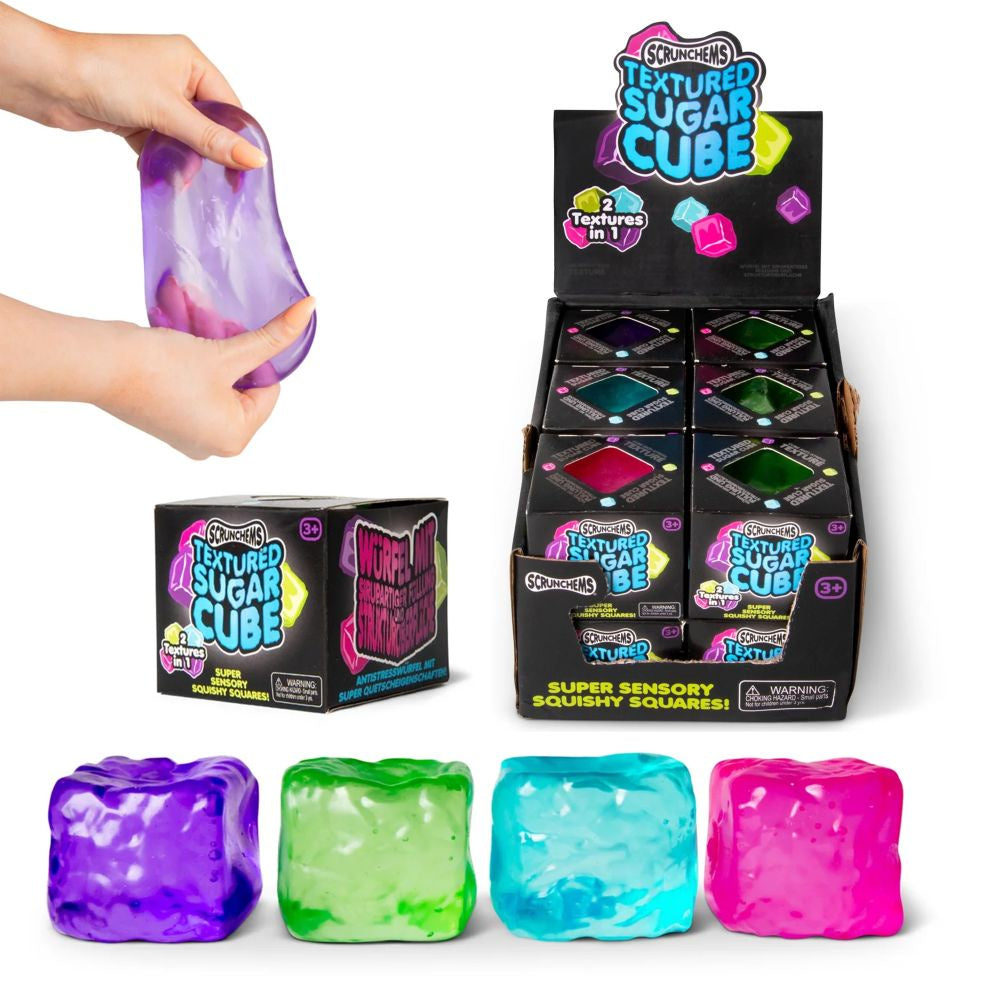 Scrunchems Textured Sugar Cube Squishy
