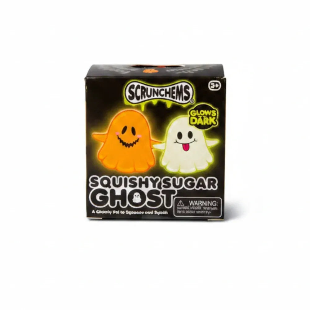 Scrunchems Glow-in-The-Dark Sugar Ghost Squishy