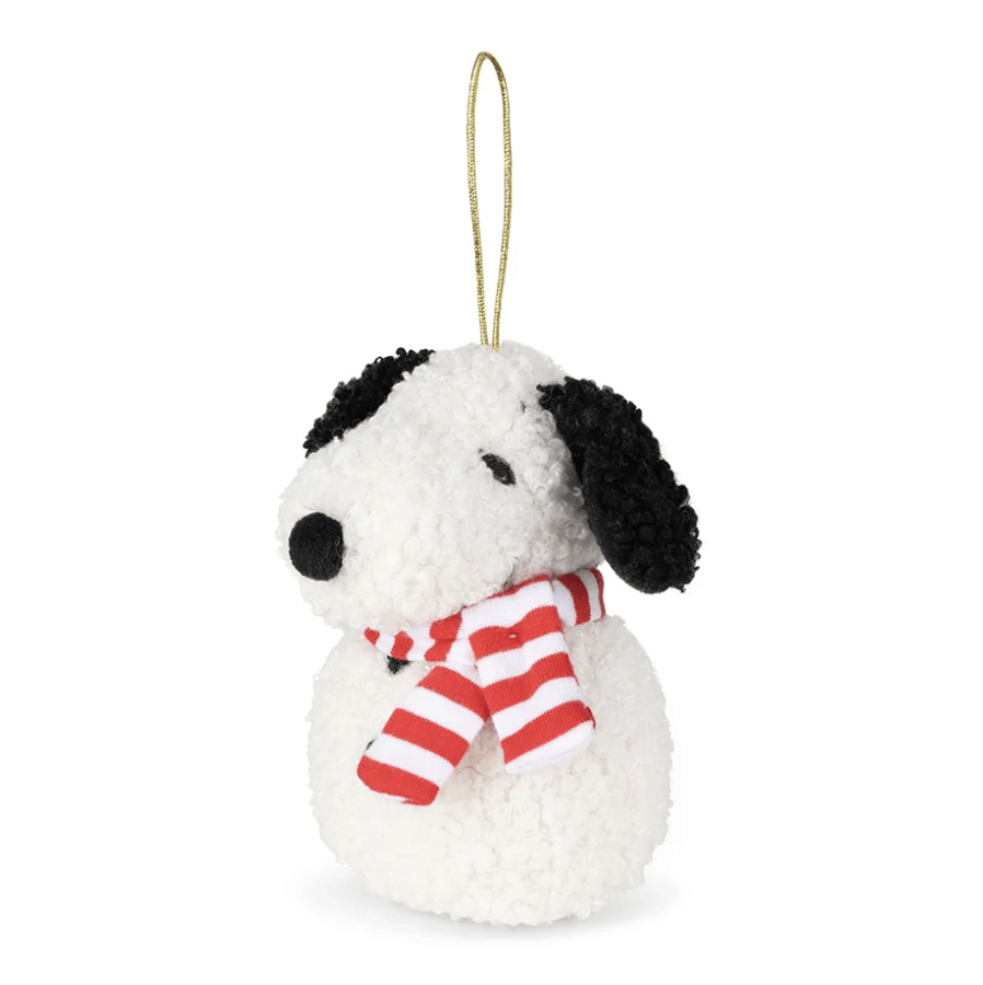 Snoopy ECO Tiny Teddy Cream Snowman, Plush Toys, OCARE NZ