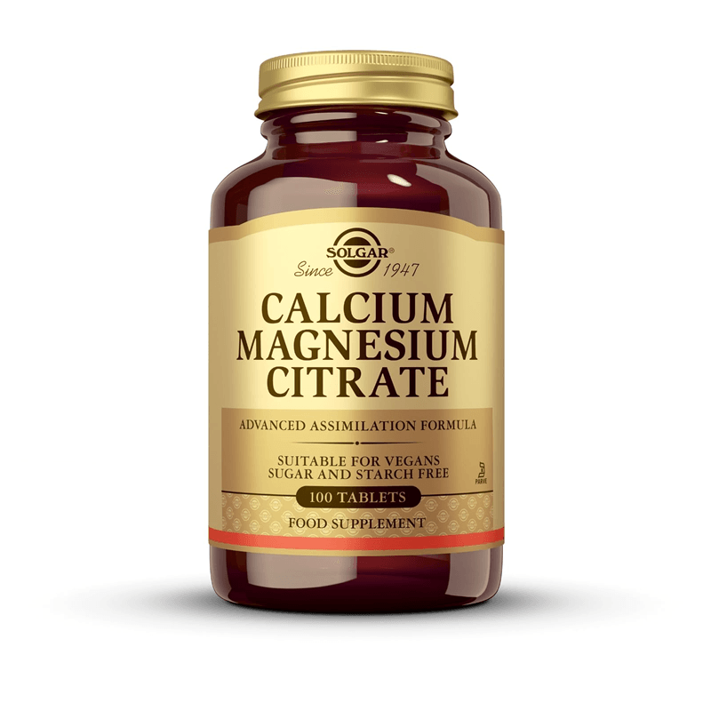 Solgar Calcium Magnesium Citrate Tablets, Calcium