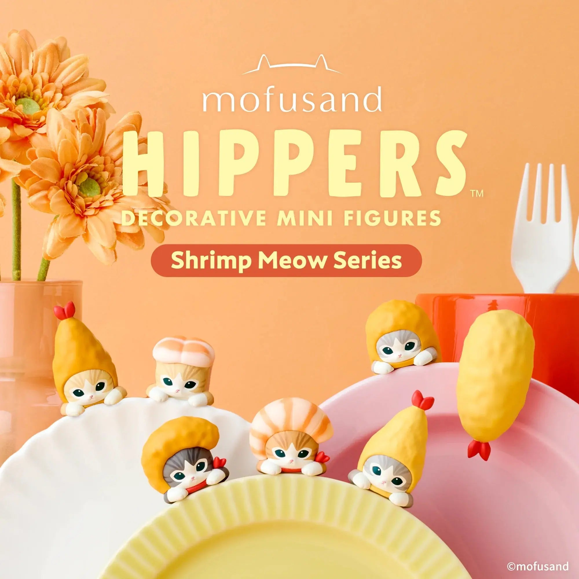 Sonny Angel Hippers Mofusand Shrimp Meow Series Blind Box