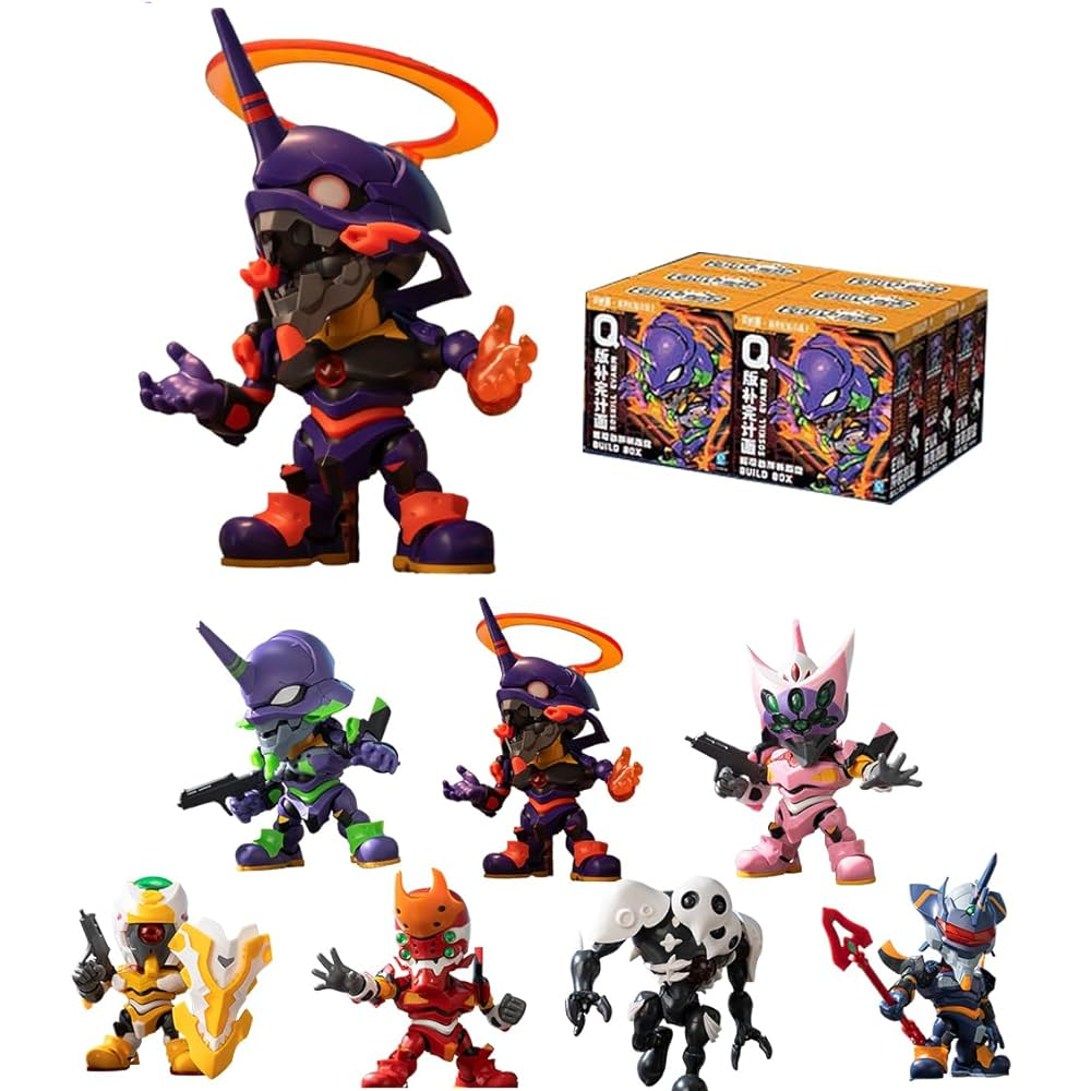 Soskill x Evangelion Super Movable Assembly Blind Box