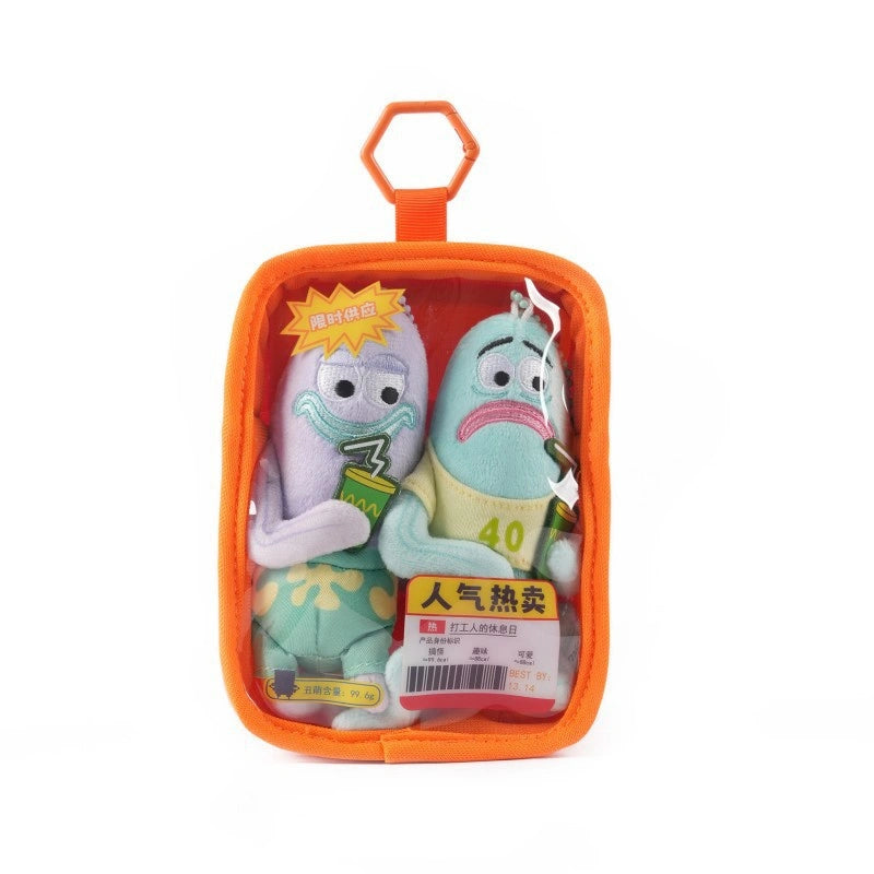 SpongeBob SquarePants Bikini Bottom Plush Duo Coin Purse with Clip