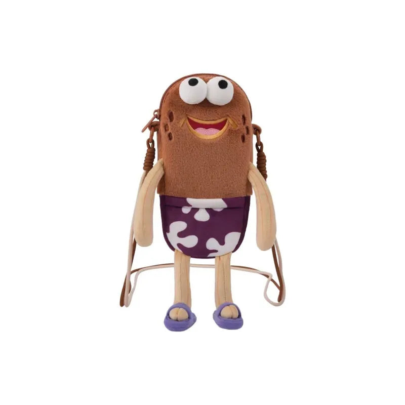 SpongeBob SquarePants Bikini Bottom ResidentFull-Body Plush Crossbody Bag