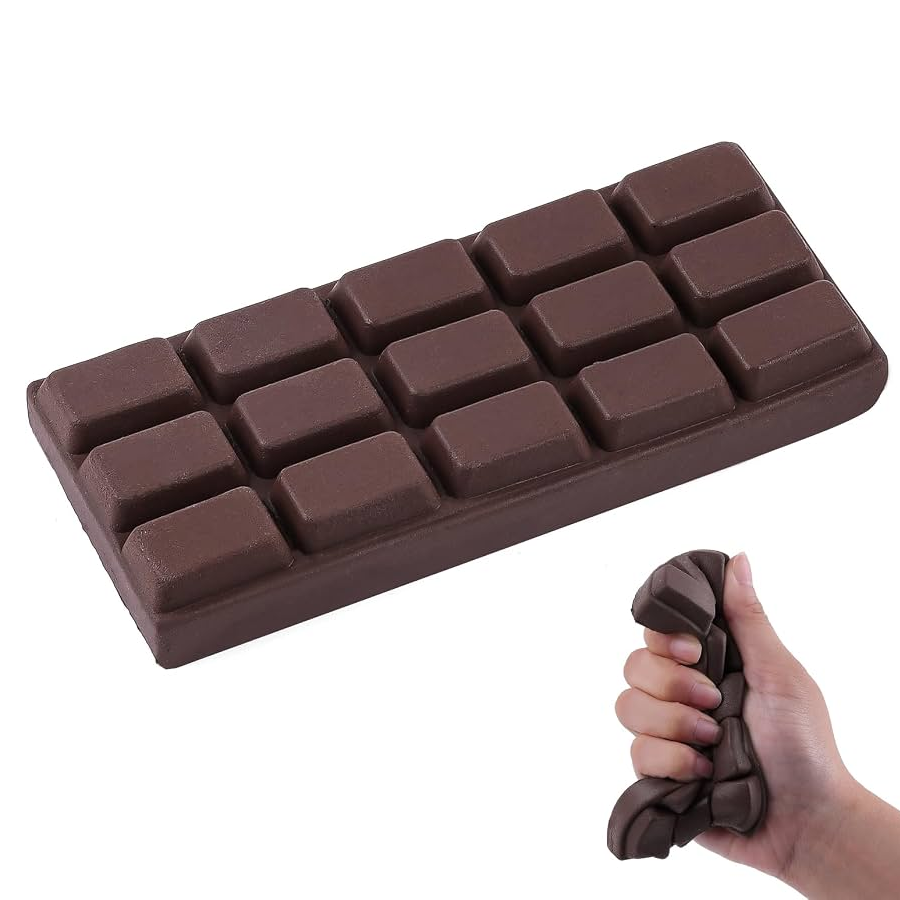 Squeeze Chocolate Bar Slow-Rise Fidget Toy