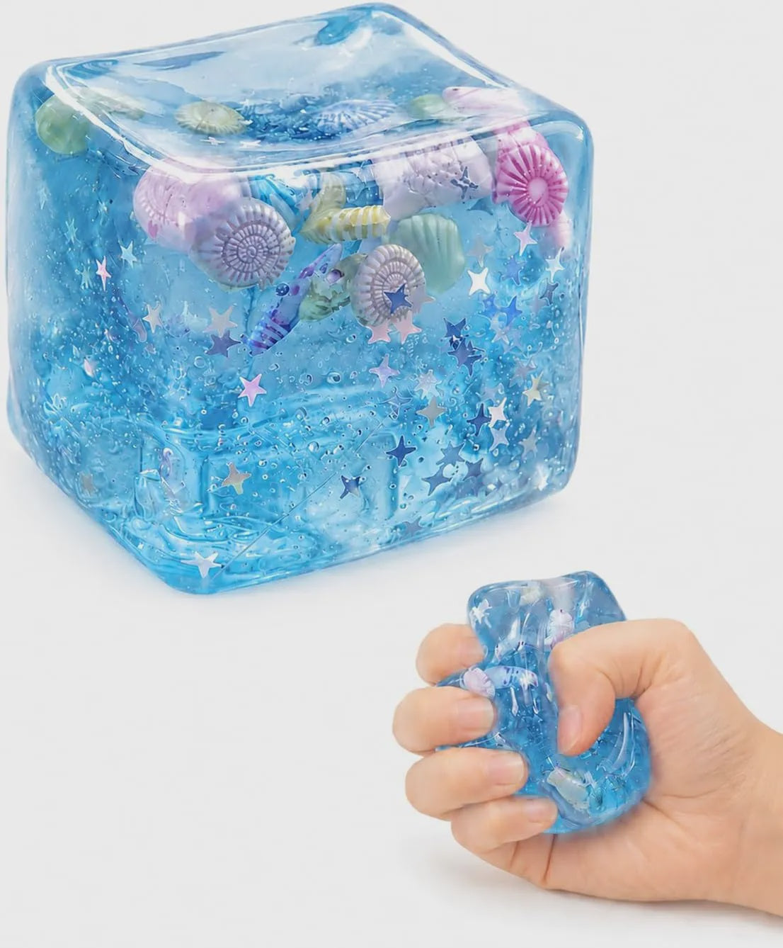 Squeeze Ice Cube Squishy Toy
