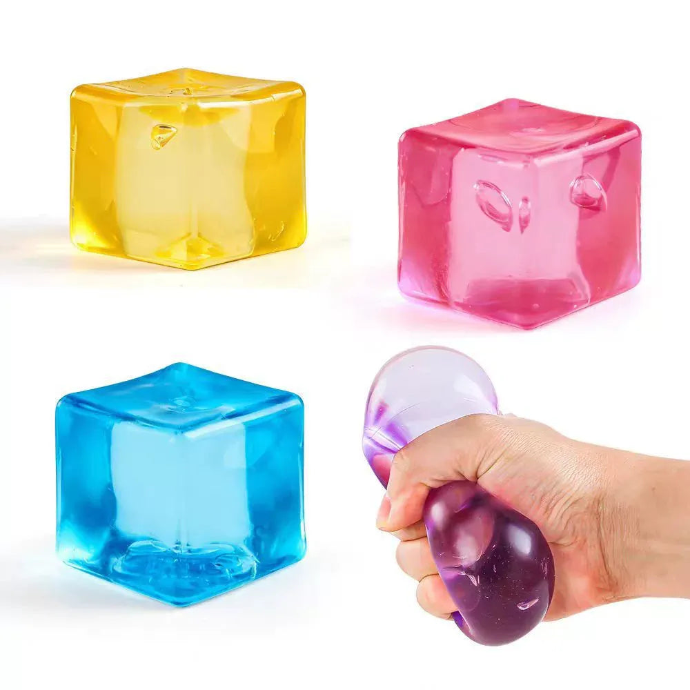 Squeeze Ice Cube Squishy Toy