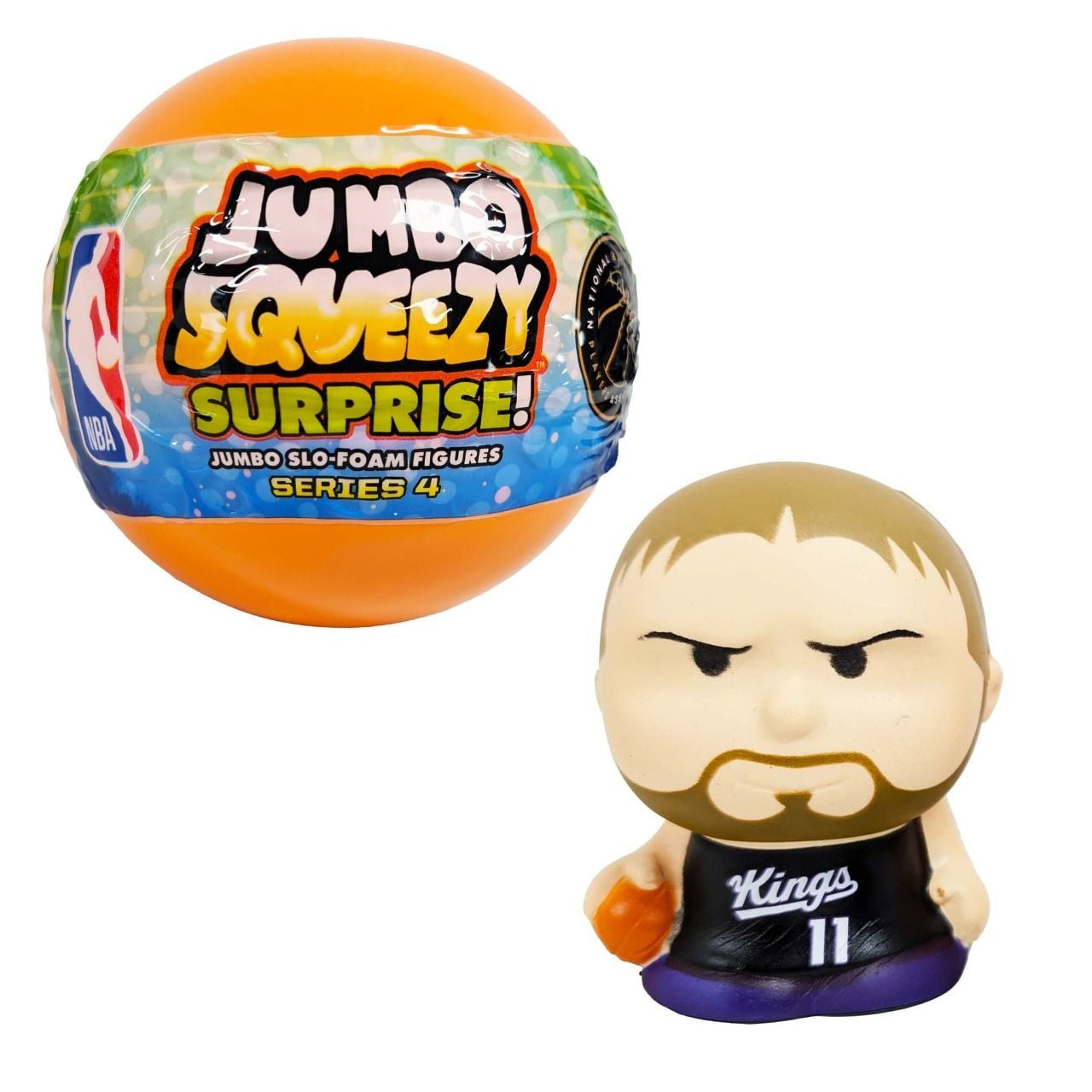 SqueezyMates NBA 4" Jumbo Capsules Blind Capsule