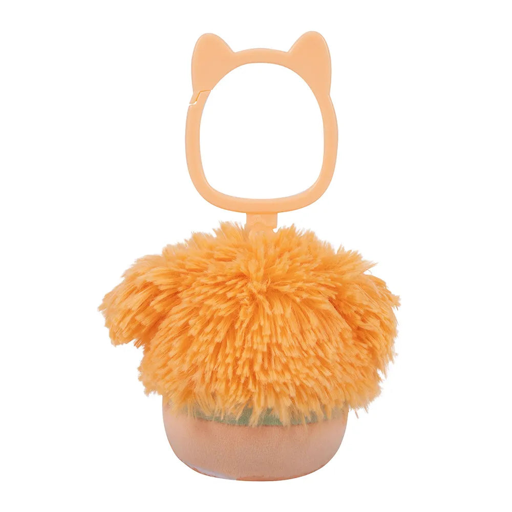 Squishmallows 3.5" Shasta - Orange Bigfoot Clip-On Plush