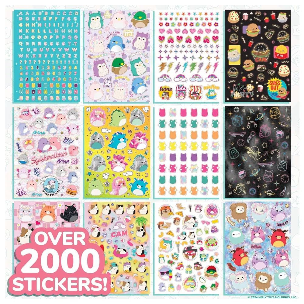 Squishmallows Sticker Book 2000+