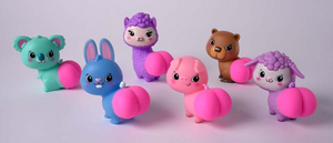 Squishy Tushy Toys Series 1 Blind Box collectible figures showcasing unique squishy tush features.