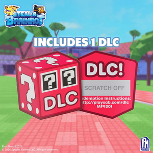 Steal A Brainrot Mystery Mini Figure Blind Bag includes DLC code for exclusive content.