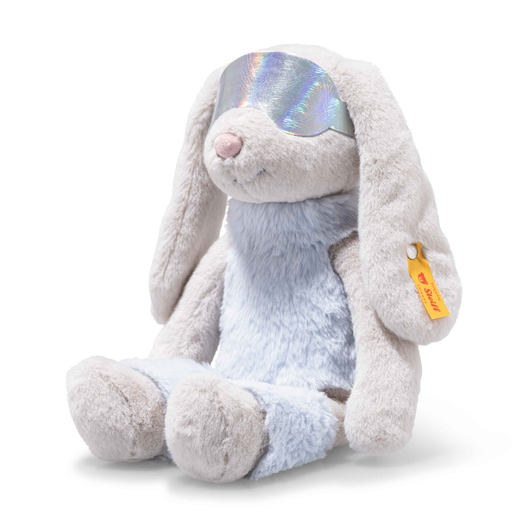 Steiff Hoppie Rabbit in Ski Outfit