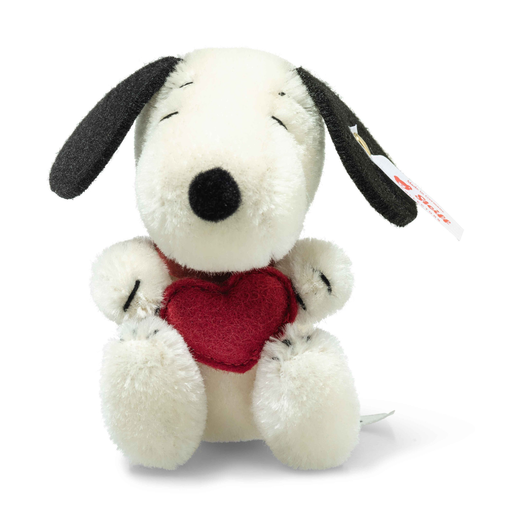 Steiff Limited Edition Snoopy Miniature with Heart
