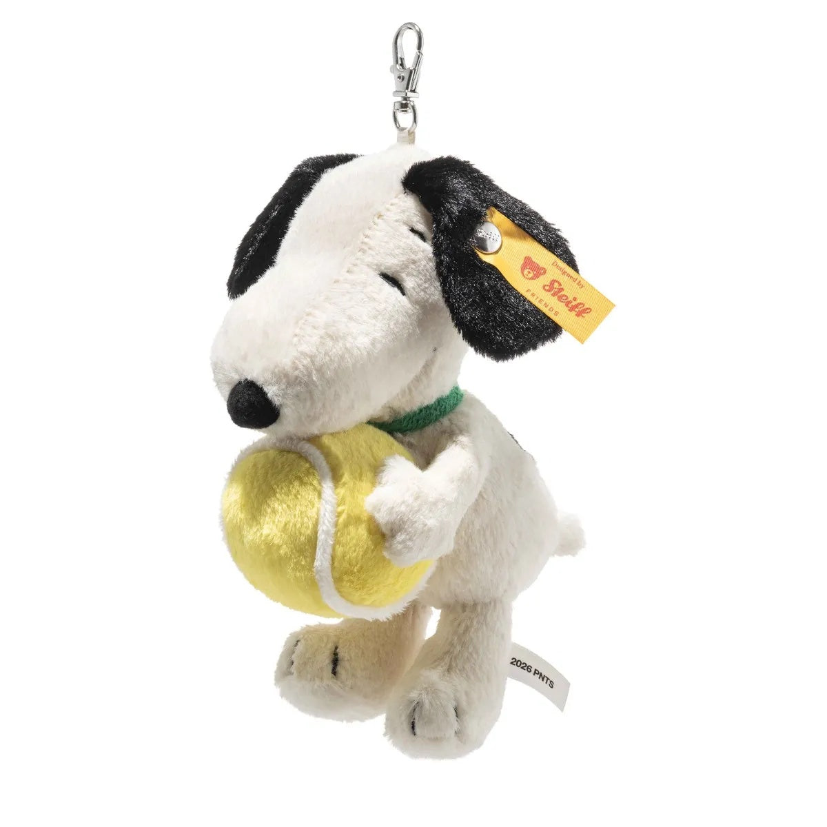 Steiff Pendant Peanuts Snoopy Tennis Plush Keychain