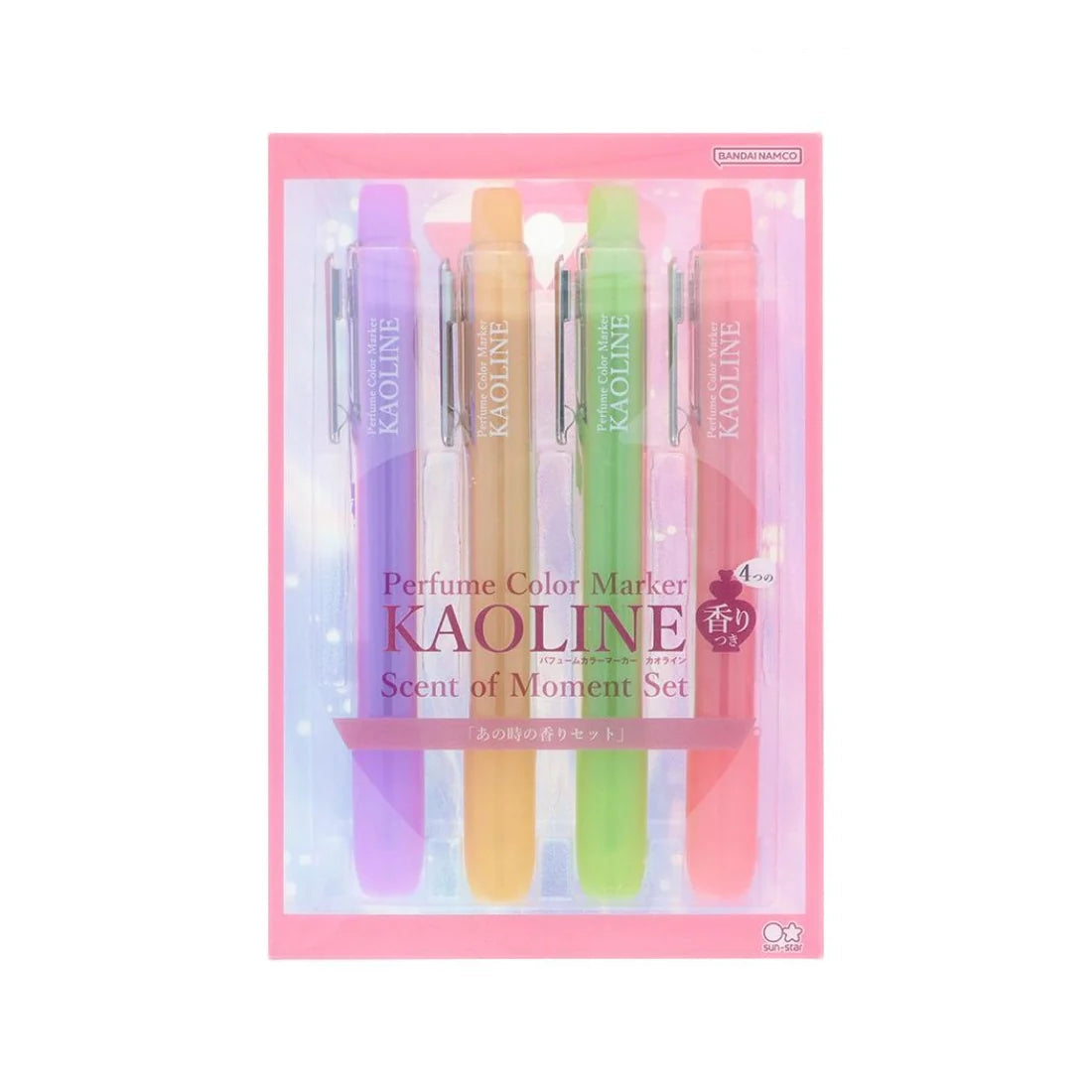 Sun-Star Stationery KAOLINE Perfume Color Marker 4-Piece Set
