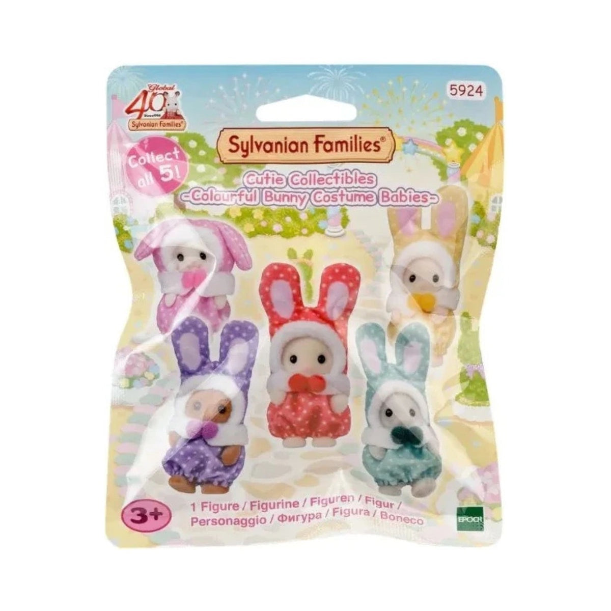 Sylvanian Families Colourful Baby Bunny Costume Series Blind Bag
