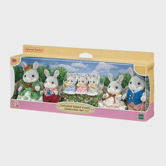 Sylvanian Families Cottontail Rabbit Family Celebration Set