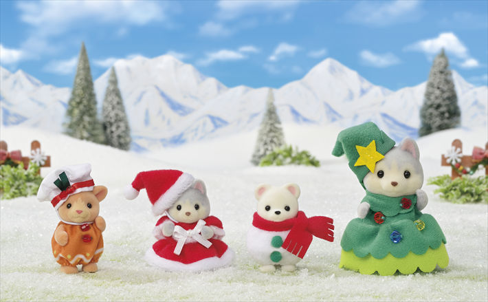 Sylvanian Families Happy Christmas Friends