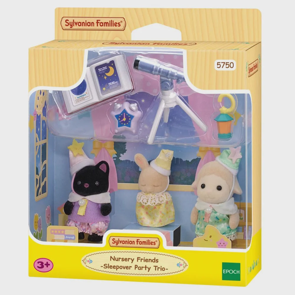 Sylvanian Families Nursery Friends Sleepover Party Trio