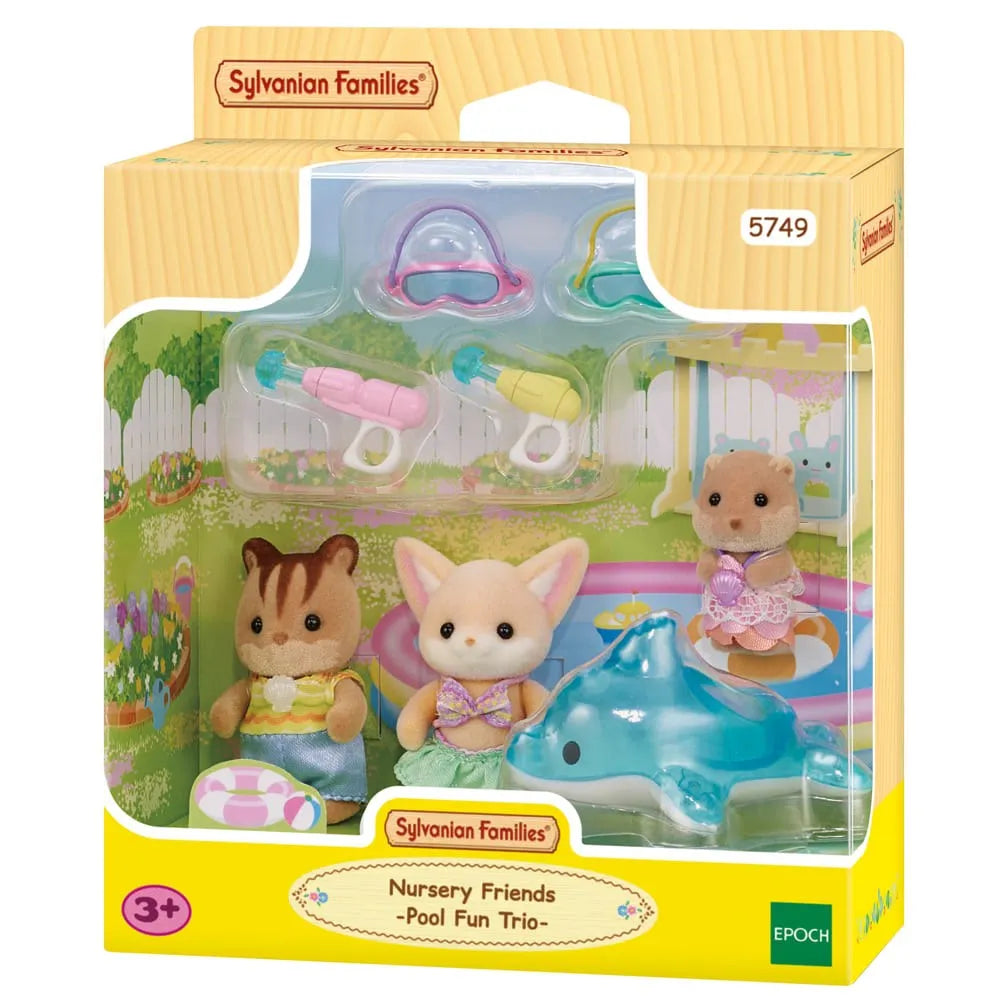 Sylvanian Families Nursery Friends Pool Fun Trio