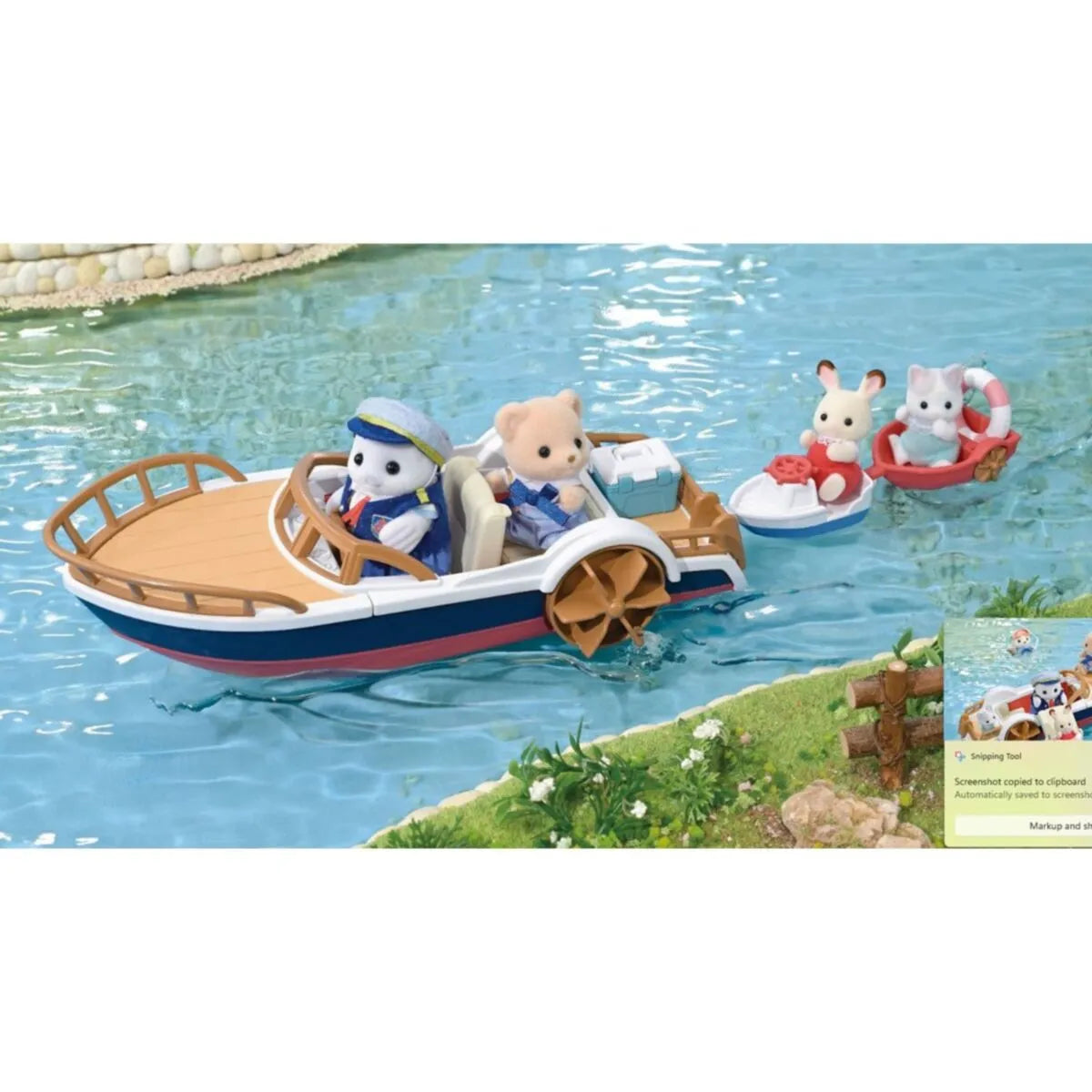 Sylvanian Families Seal Sailor's Leisure Boat