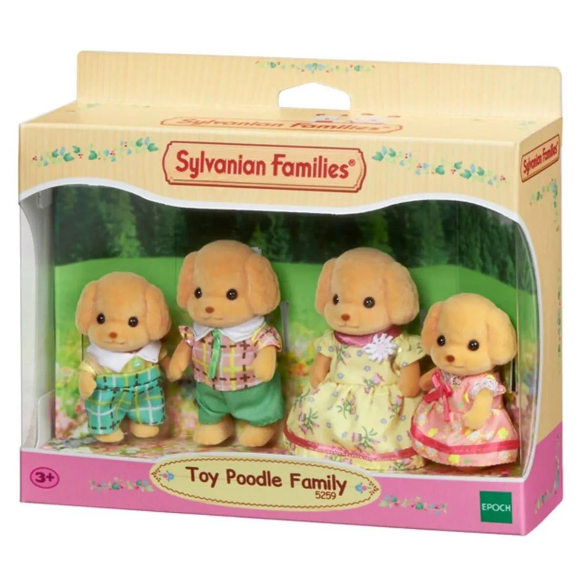 Sylvanian Families Toy Poodle Family
