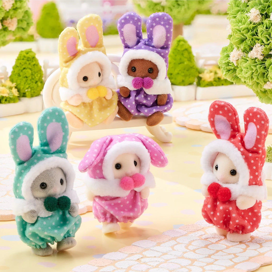 Sylvanian Families Colourful Baby Bunny Costume Series Blind Bag