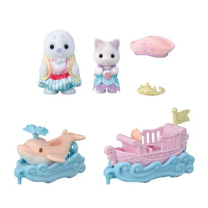Sylvanian Families amusement park ride set complete with all accessories