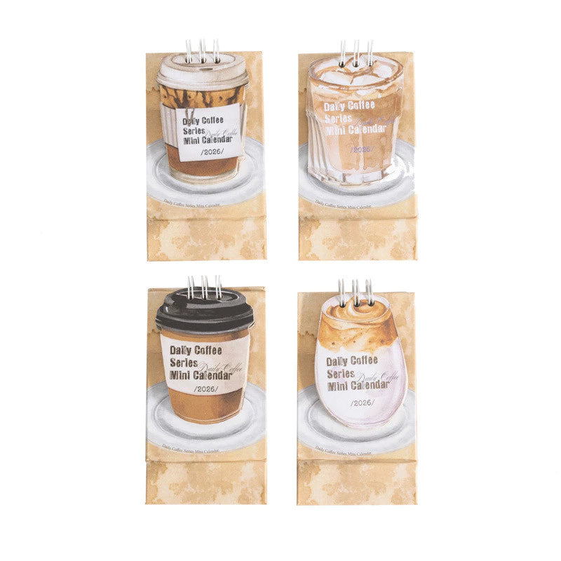 Tomato-Jam Girl Mini Daily Coffee Series Calendar 2026 - Clearance