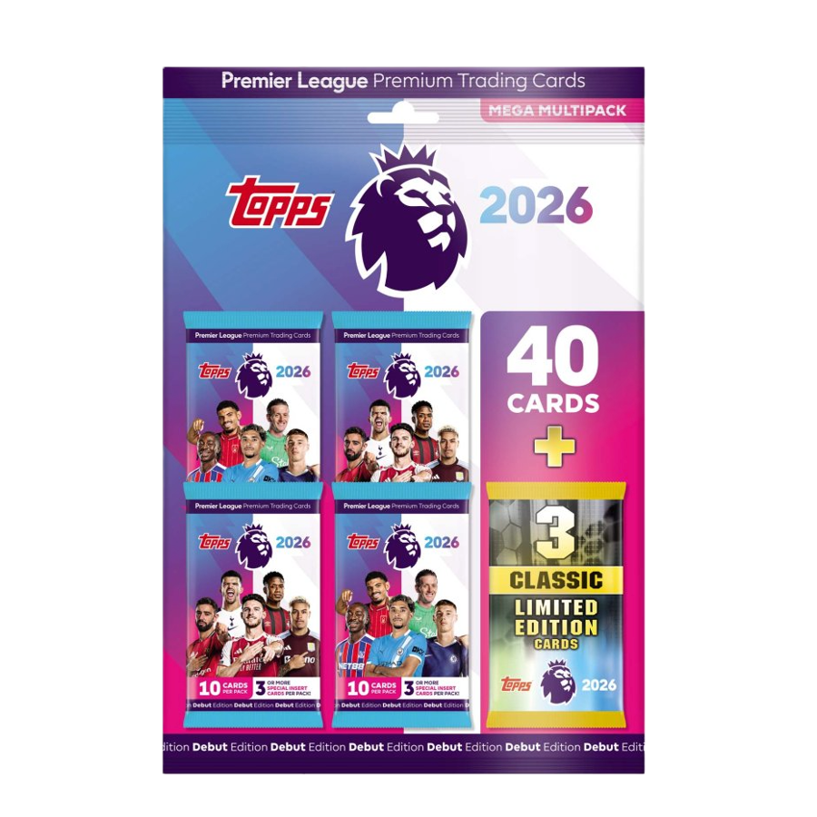 Topps 2026 Premier League Trading Card Mega Multipack