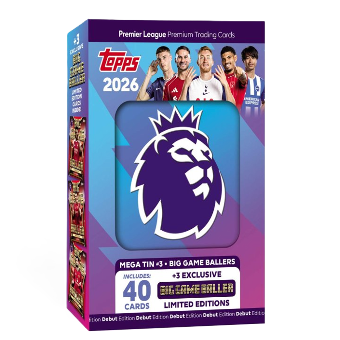 Topps 2026 Premier League Trading Card Mega Tin