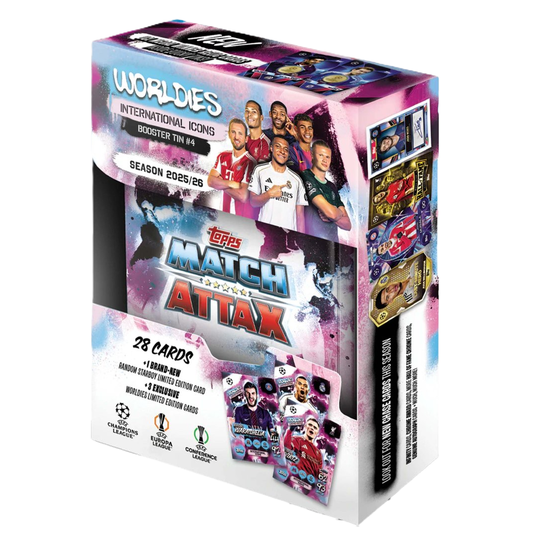 Topps UEFA MA Champions League 2025/2026 Edition Trading Card Mini Tin