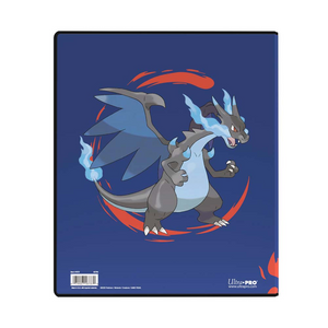Ultra Pro Pokémon TCG 2" Ring Binder Album - Mega Charizard X & Mega Charizard Y featuring Mega Charizard X artwork