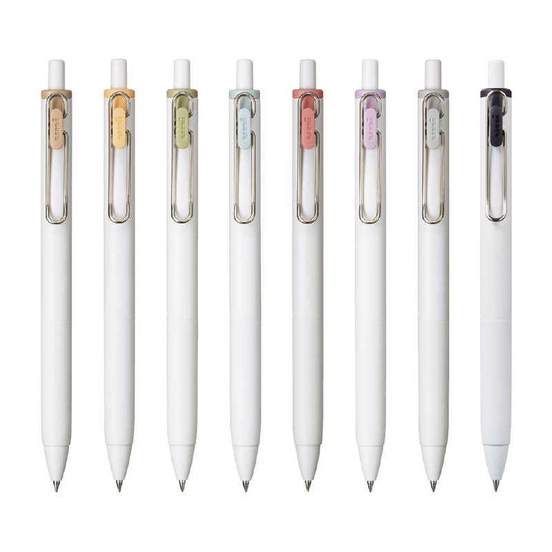 Uni-ball One Gel Pen Fika Color - 0.38mm 8 Colour Set
