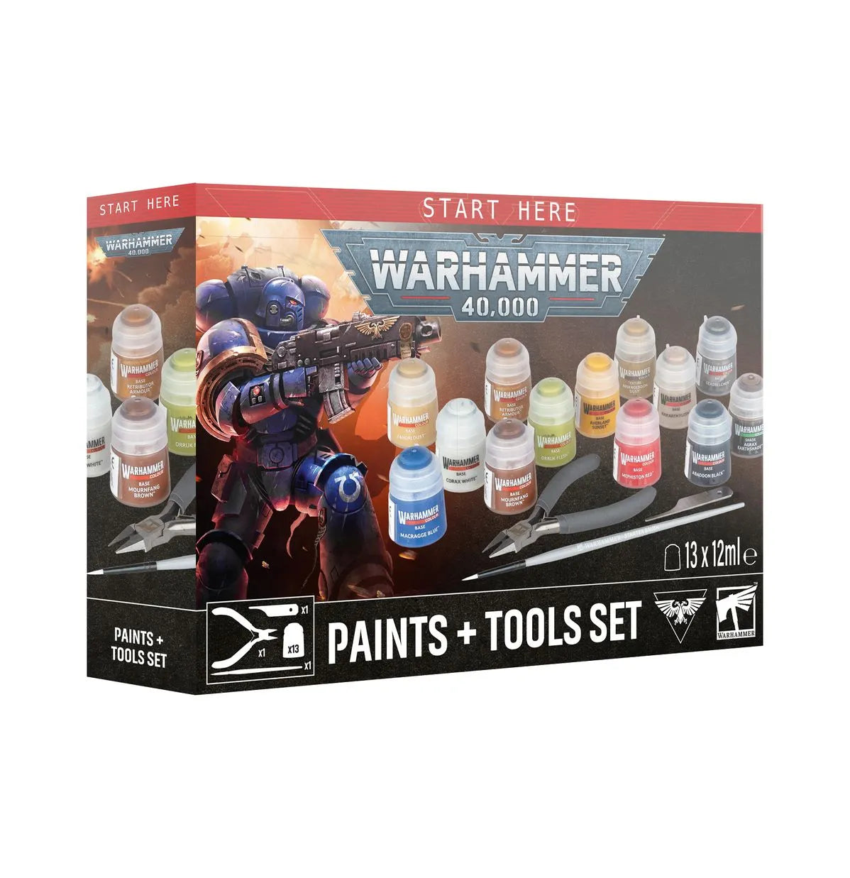 Warhammer 40K Paint + Tools set (60-12)