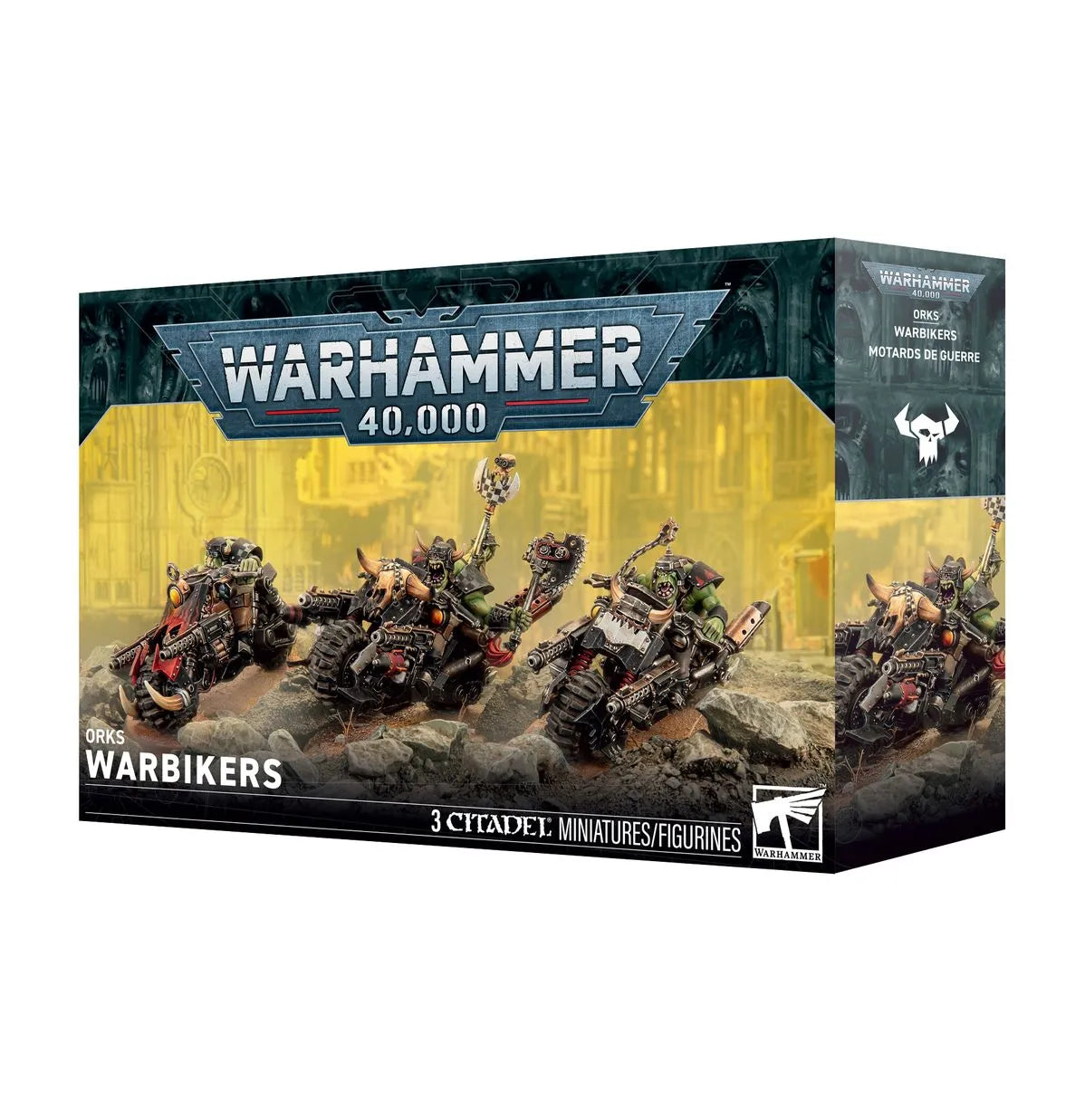 Warhammer 40,000 Orks: Warbikers - 3 Miniatures - 50-79