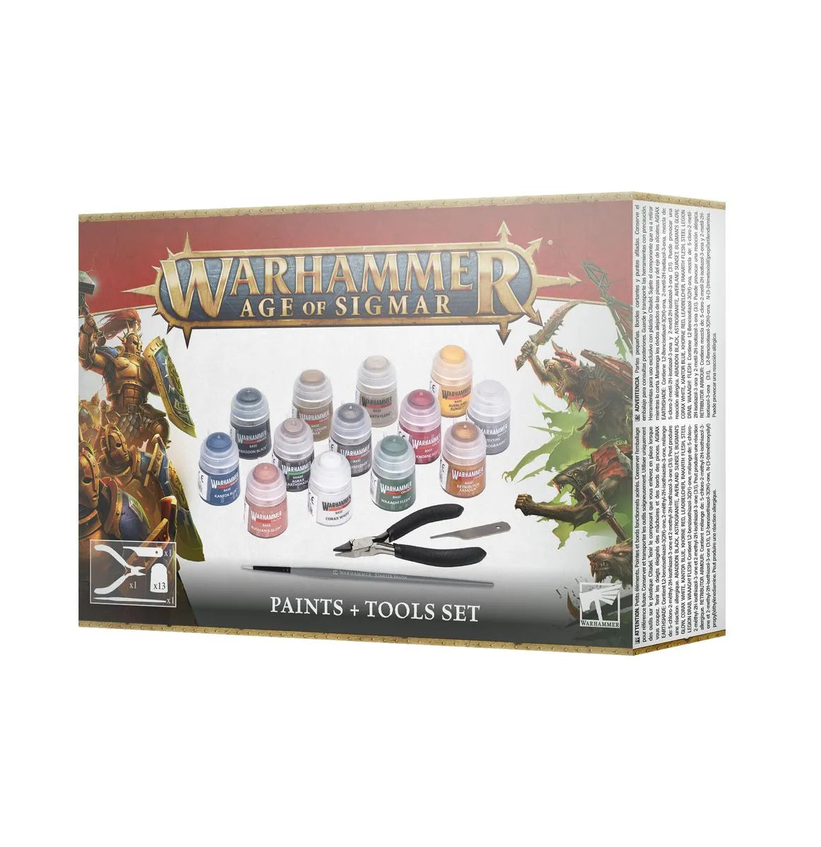 Warhammer Age of Sigmar Paints +Tools 2026 (80-17)