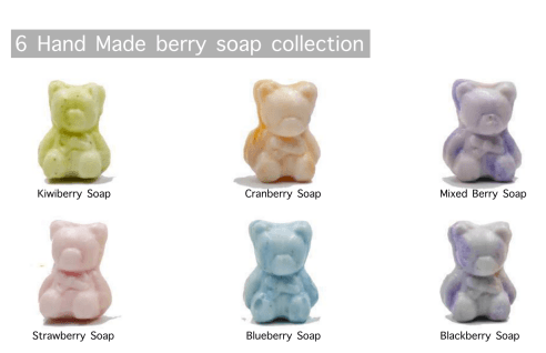 Ini Berry Soap Baby Bear Gift box 26g*6 - Clearance, image 2