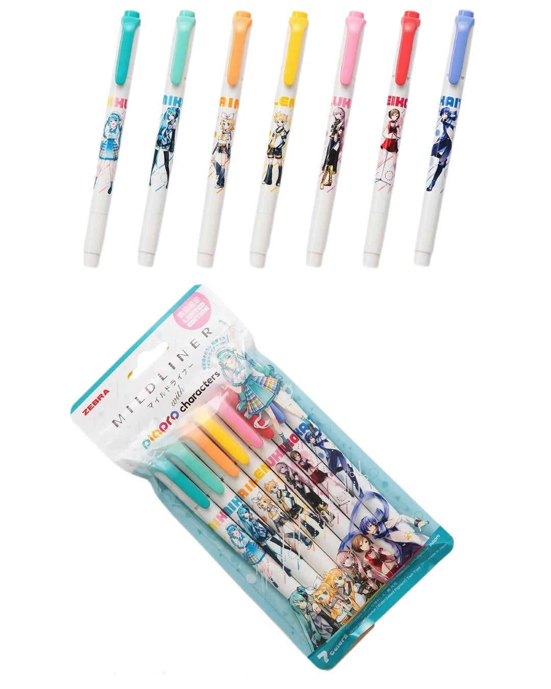 Zebra Mildliner Highlighter – Hatsune Miku & Piapro Limited Edition