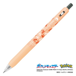 Zebra Sarasa Clip Gel Pen 0.5mm - Pokémon Edition featuring a charming design with Pokémon characters.