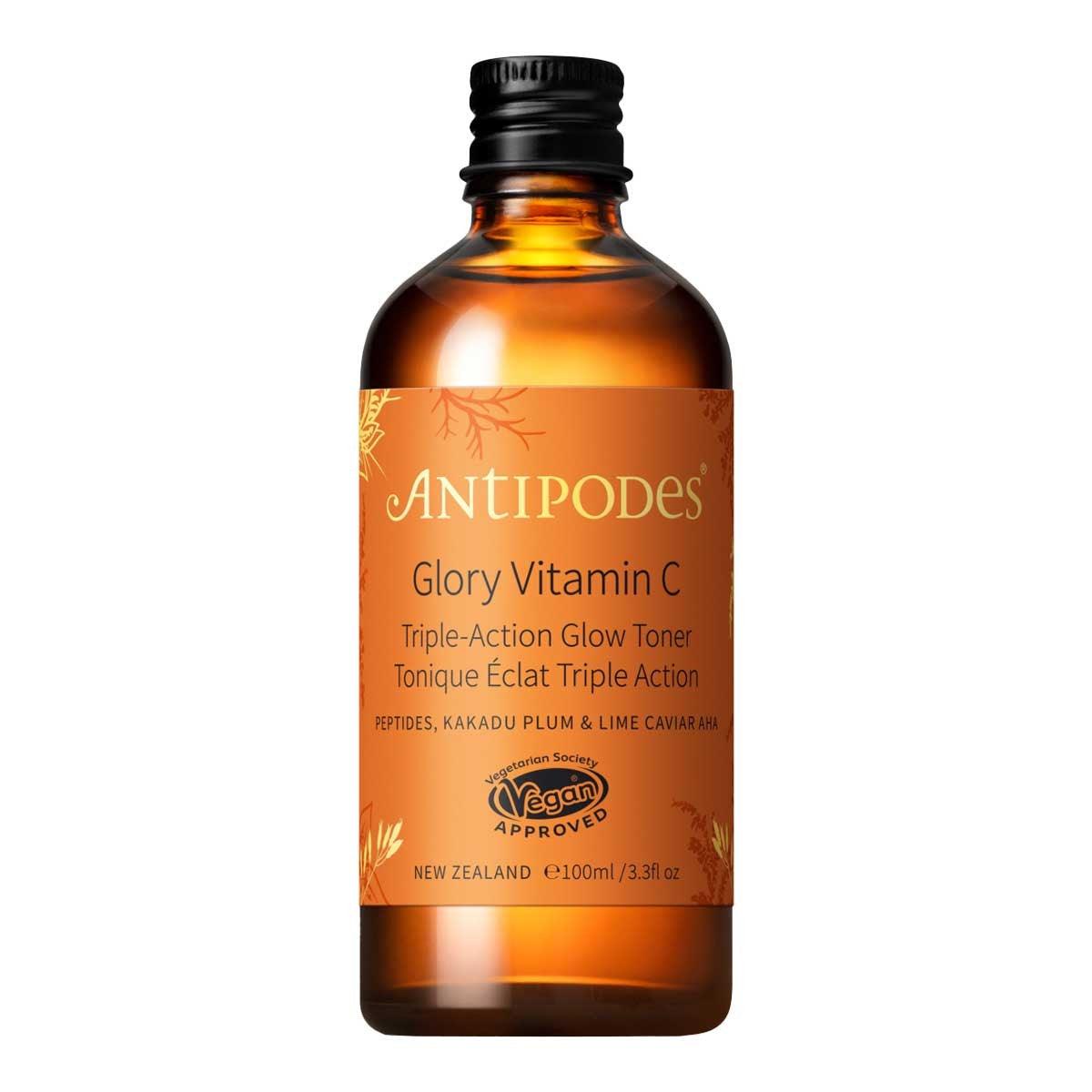 Antipodes Glory Vitamin C Triple-Action Glow Toner 100ml,Toners,OCARE NZ
