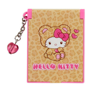 Small pouch with Hello Kitty design on a leopard print background