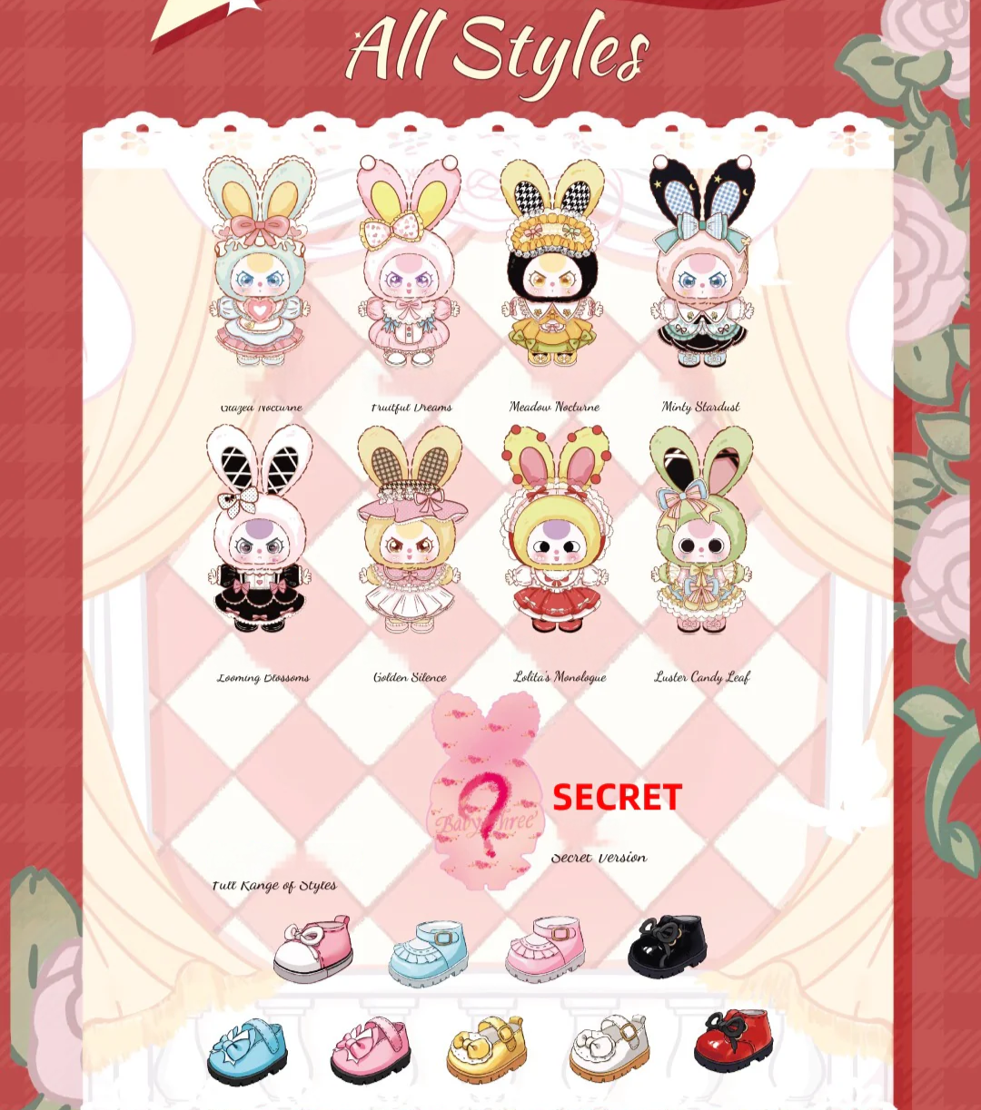 Baby Three 400% Lolita's Dreamland Series Blind Box