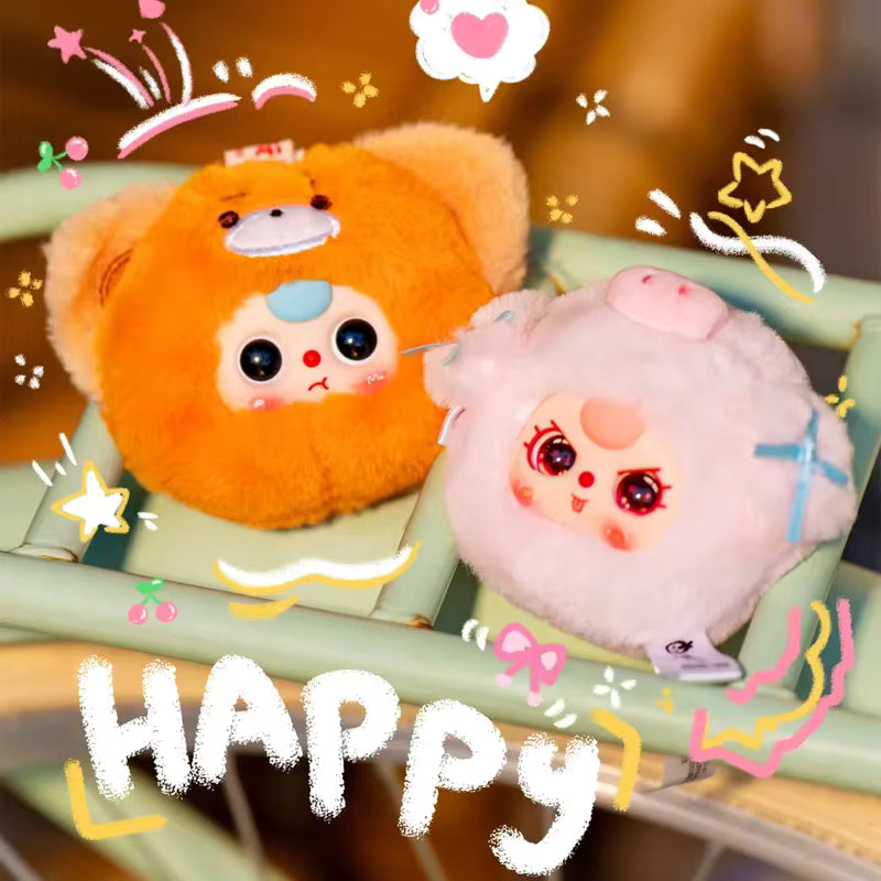 Baby Three Tiny Animal Plush Dolls Blind Box