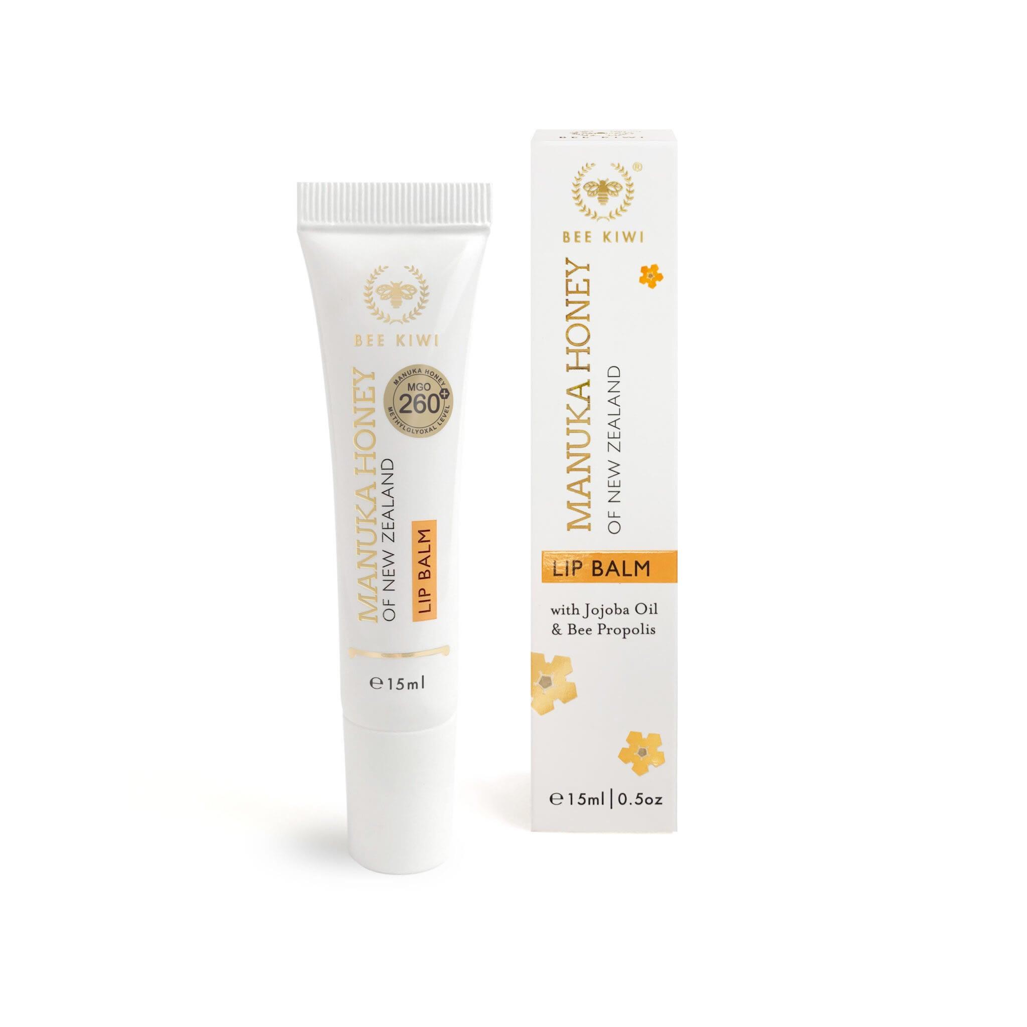 Bee Kiwi New Zealand Manuka Honey Lip Balm 15ml, Lip Balms, OCARE NZ