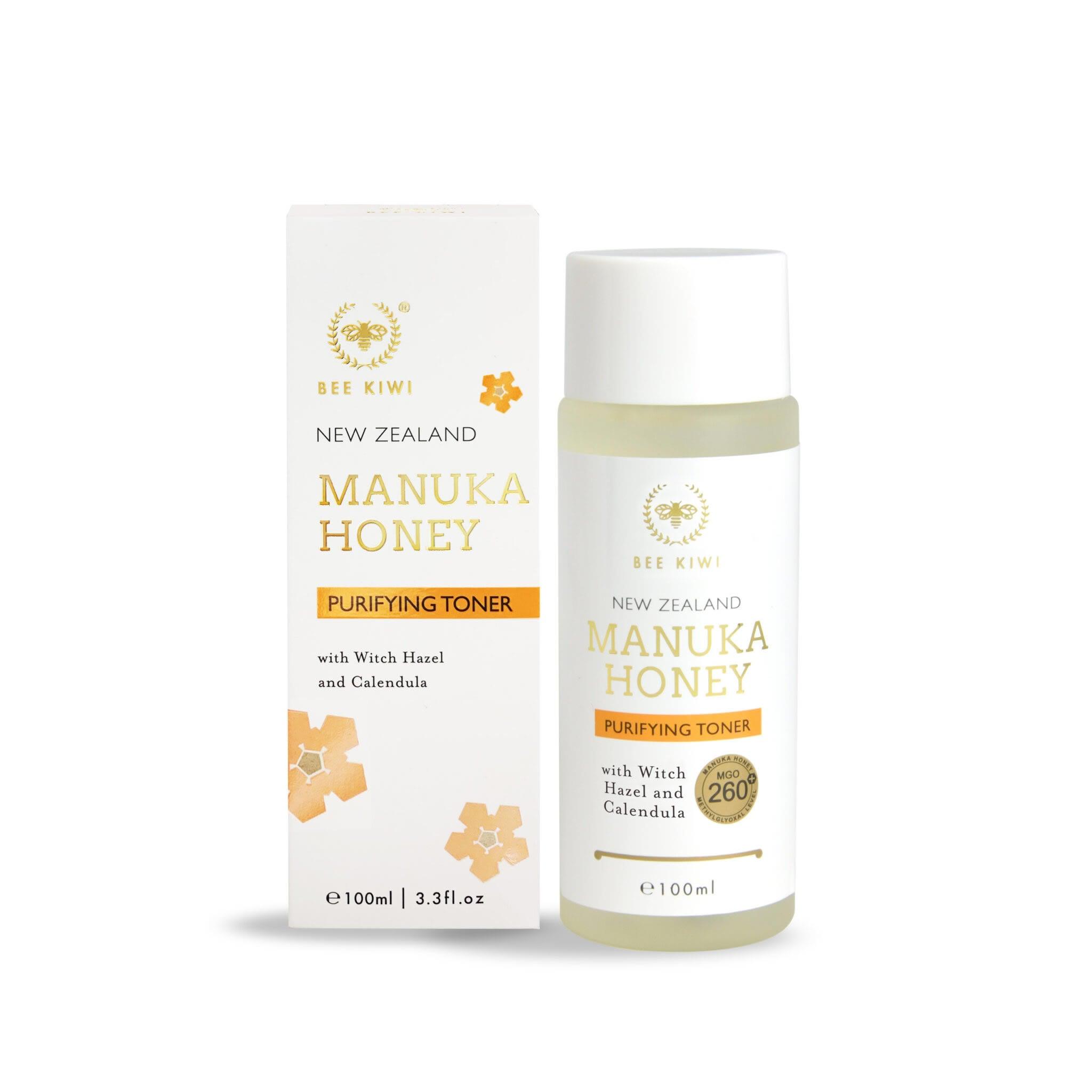 Bee Kiwi New Zealand Manuka Honey Purifying Toner 100ml, Toners, OCARE NZ