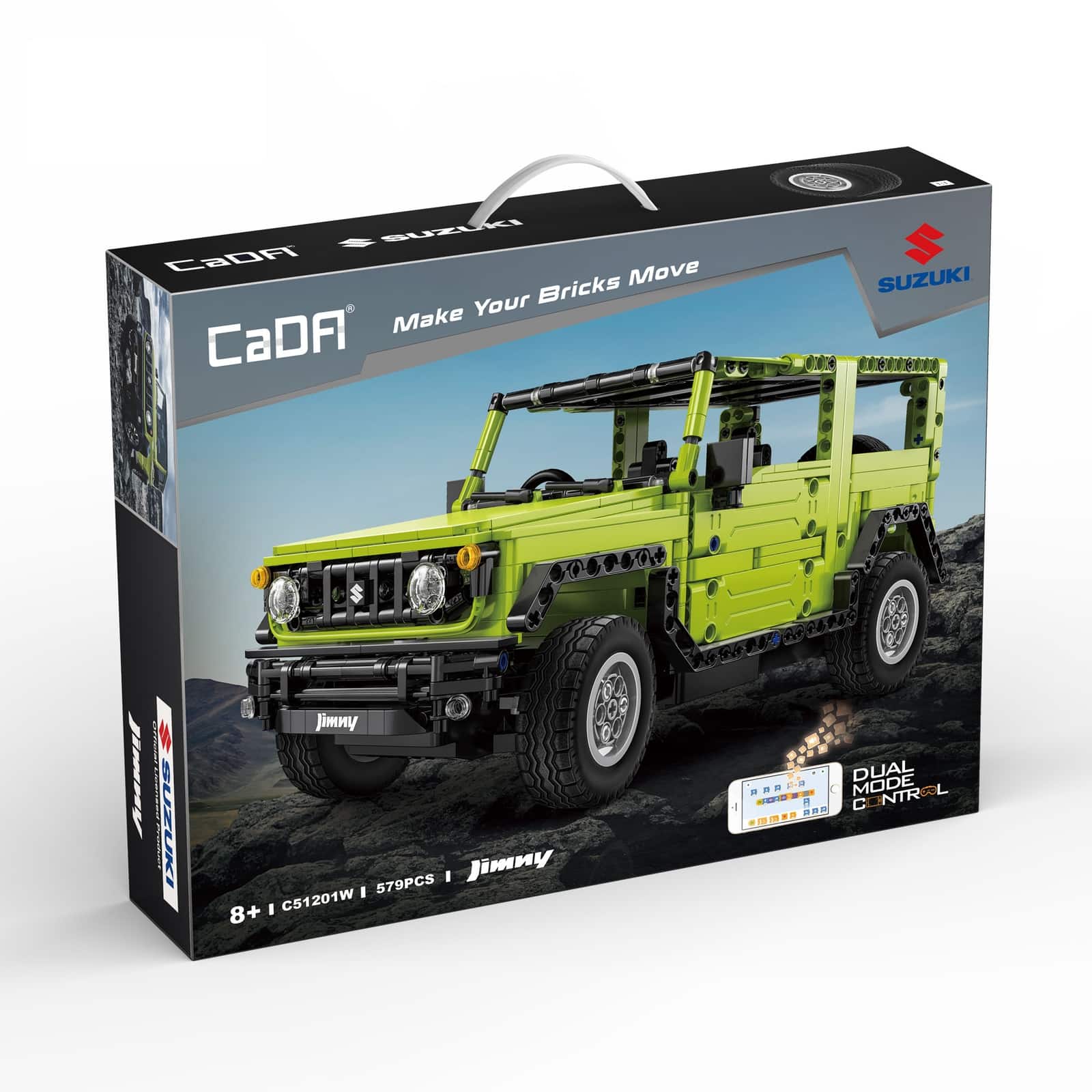CaDA 1:12 Jimny Off-Roader Motorised Brick Model Kits