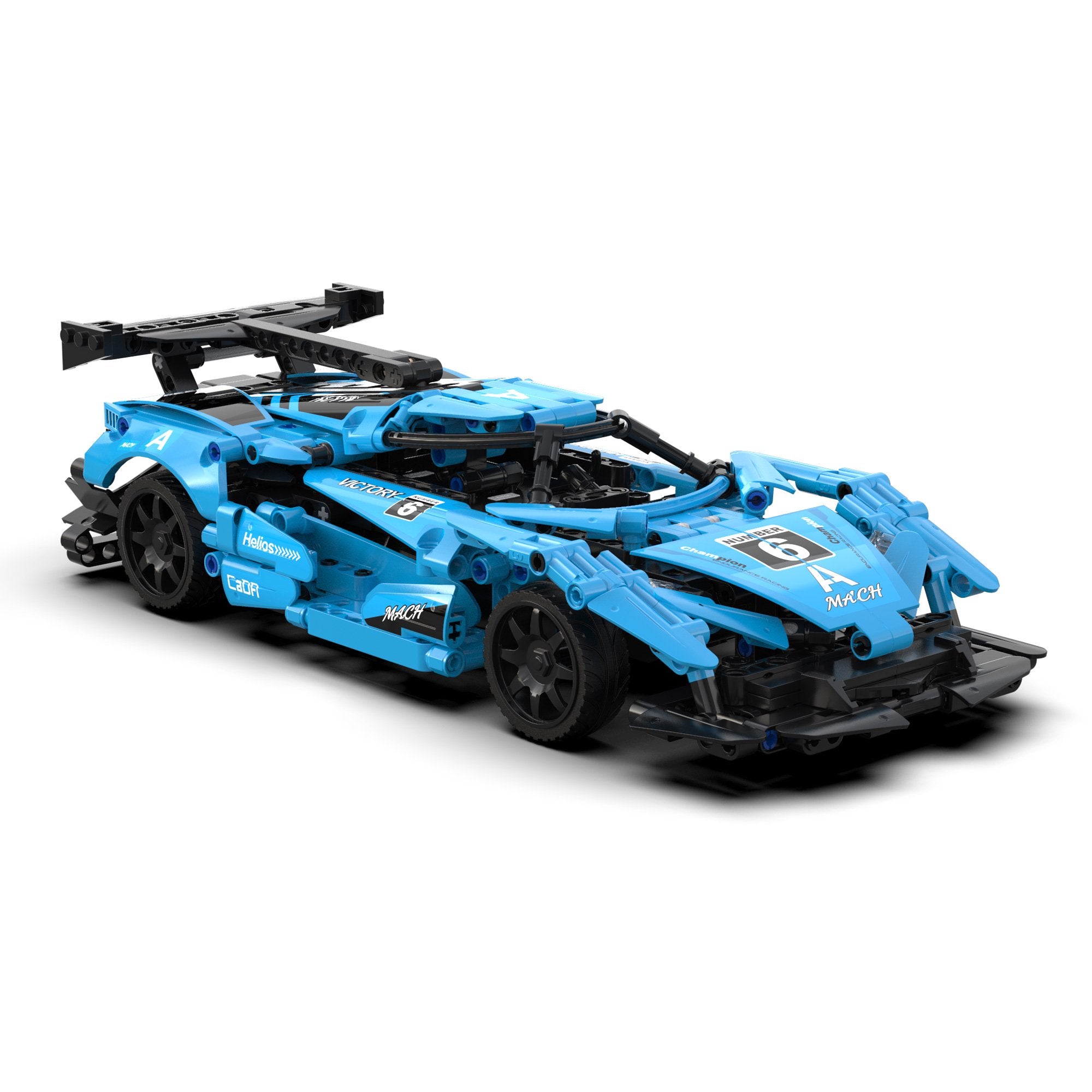 CaDA 1:14 Helios Sports Car Dual Control RC Brick Model Kits