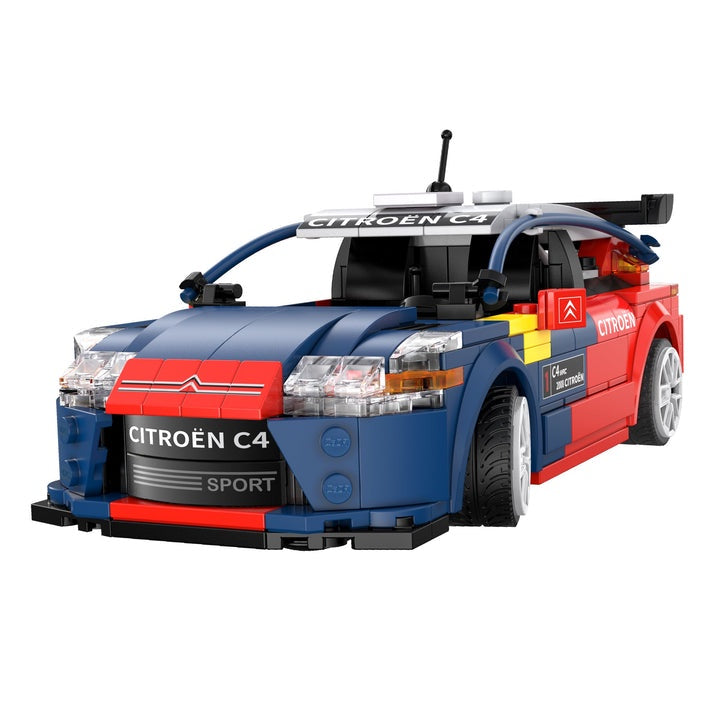 CaDA 1:20 2008 Citreon C4 WRC Car Dual Control RC Brick Model Kits